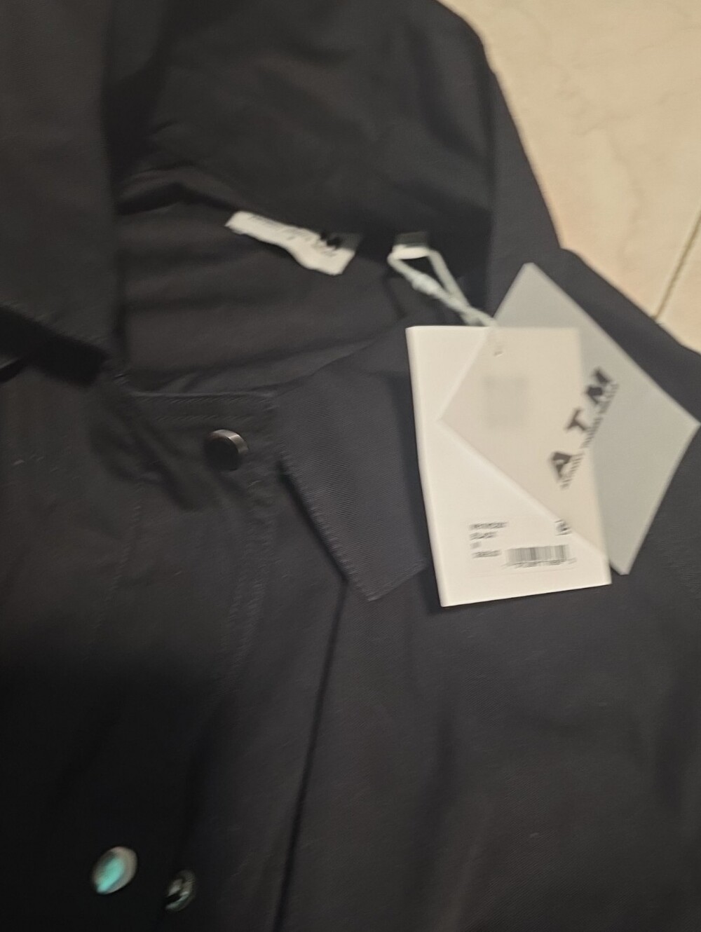 Woman ATM Anthony Thomas Melillo Black Lightweight  Jacket